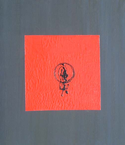 Blu-Rosso-Oro 16  Acrilico su Tela  60x70