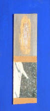 Blu--Rosso-Oro 15  Tecnica mista su Tela  22x50