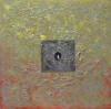 Blu--Rosso-Oro 24 Tecnica mista su tavola  60x60