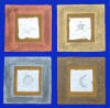 Blu--Rosso-Oro 11  Tecnica mista su Tela  80x80