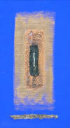 Blu--Rosso-Oro 8  Tecnica mista su Tela  25x45