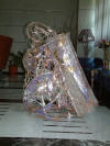 Installazione 14 Rame, rete metallica e plastica 120x80x60