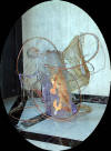 Installazione 9 Rame, rete metallica e cartapesta 120x120x70