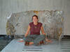 Installazione 2 Plexiglas,specchi e rame  con Lucia 100x170x60