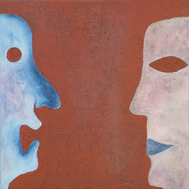 Ombre 6 Tecnica mista su tela 50x50
