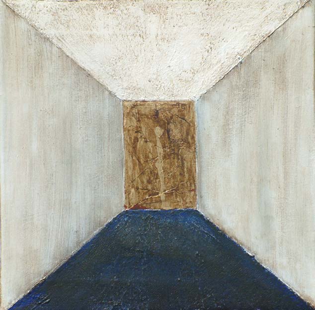 Oroscuro 12 Tecnica mista su tela 30x30