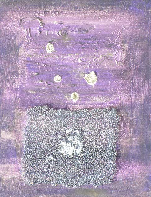 Oroscuro 2 Tecnica mista su tela 20x25