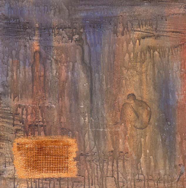 Oroscuro 27 Tecnica mista tela 50x50